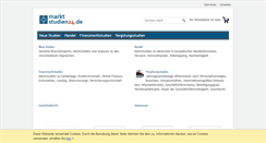 Desktop Screenshot of marktstudien24.de
